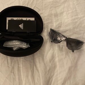 black adidas sunglasses